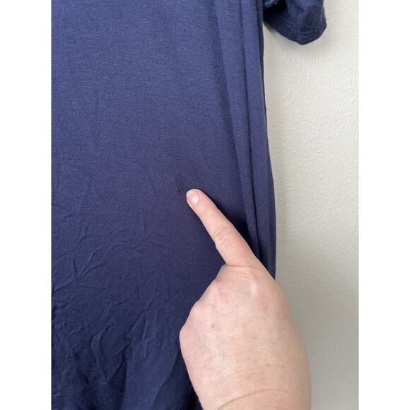 Janette Plus Top Womens 3X Floral Tunic Embroidered Boho *Small Hole* Ruffle - Picture 6 of 11